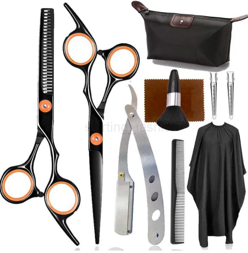 Hairdressing Scissors Set 6 Inch Hair Cutting Scissors Thinning Shears Hair Cutting Styling Accessories Tools Kit For Barber SCL240715