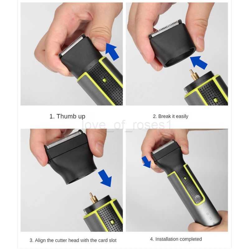 Cordless Rechargeable Hair Clipper Trimmer Beard Trimmer For Men Adjustable Beard Trimmer With 4 Limit Combs Easy To Use Z240715