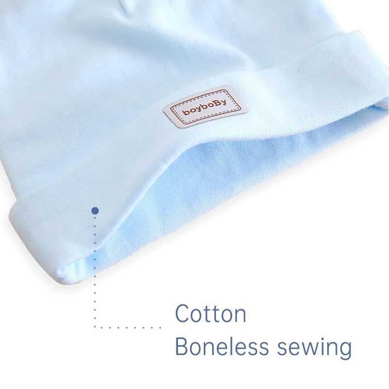 Baby hat Newborn solid color hat childrens rabbit hat childrens soft cotton breathable sweat absorbent for boys and girls baby productsW240715