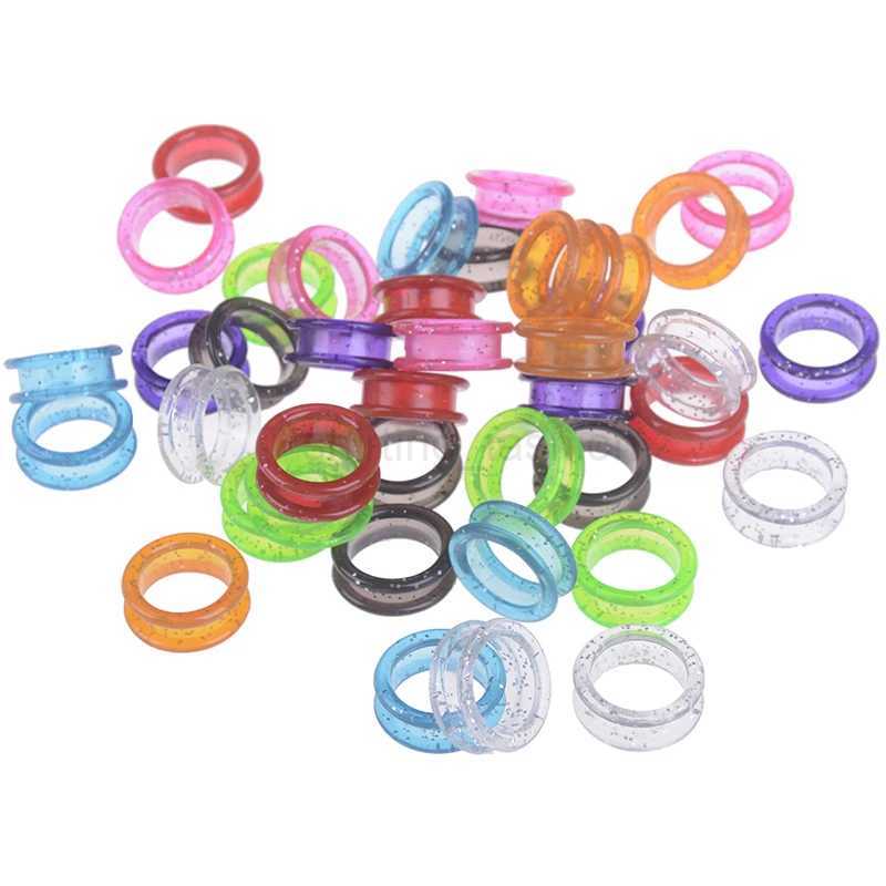 Scissors Ring 5Pcs/Set Colorful Silica Gel Hair Scissors Rings Cutting Barber Ring Haircut Scissor Circle Shears HairdressingCL240715