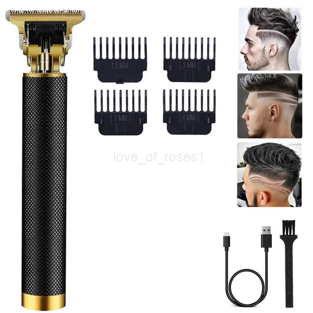 2024 New Vintage T9 Hair Cutting Machine Mens Hot Sale Electric Shaver Rechargeable Hair Trimmer Beard Clipper Barber Hair CutM240715