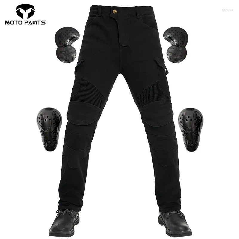 Motorcycle Apparel Jeans Outdoor Four Seasons Cycling Road Racing Motocross Workwear Moto Pants Protective Gear Detachable Trousers free shipping
