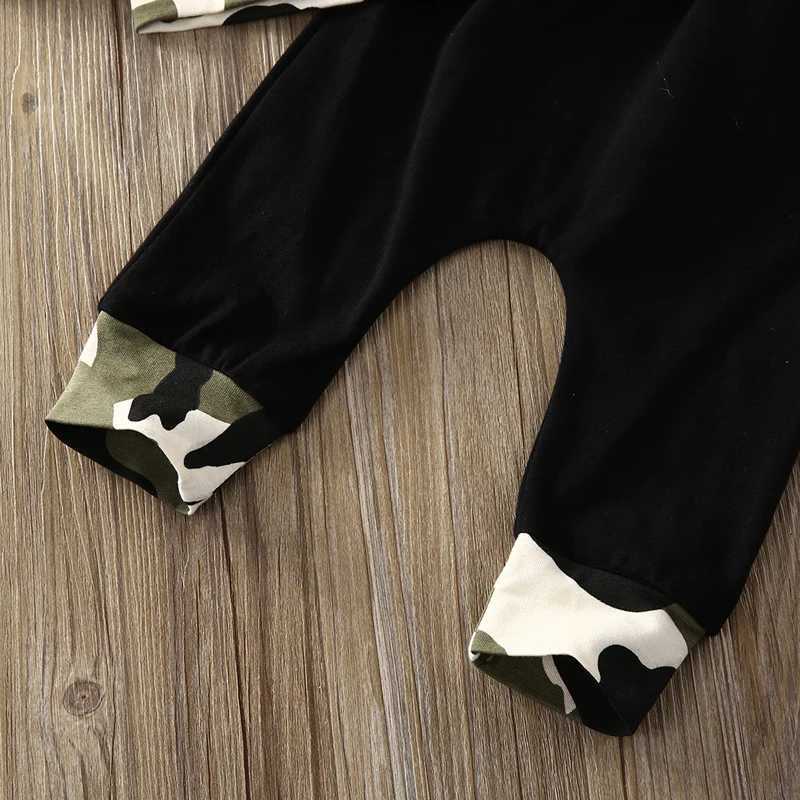 Clothing Sets lioraitiin 2pcs!! Autumn Spring Infant Clothes Baby Clothing Sets Baby Boys Camouflage Hoodie Tops Long Pants 2Pcs Outfits Set