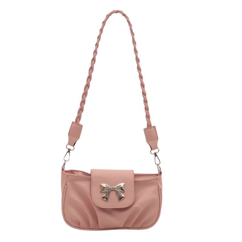 2025 Designer handbag bow 3 Niche 2024 new spring/summer fashion versatile armpit trendy sweet and cool single shoulder bag