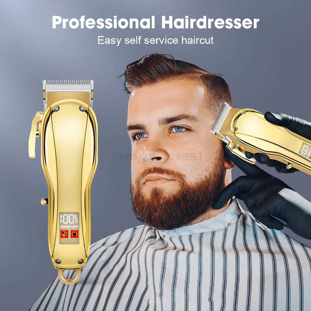 HIENA Hair Clipper set Professional barber shop machine Powerful hair cutting clippers Cordless hair trimmers Electric ShaverM240715