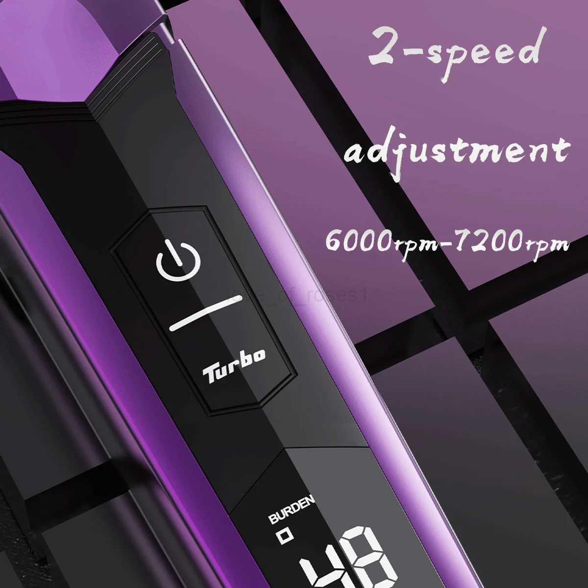 KULILANG NEW R77F 7200RPM Professional Electric Hair Clipper Barber FADE Thin Quality Hair Trimmer Hair Cutting MachineM240715