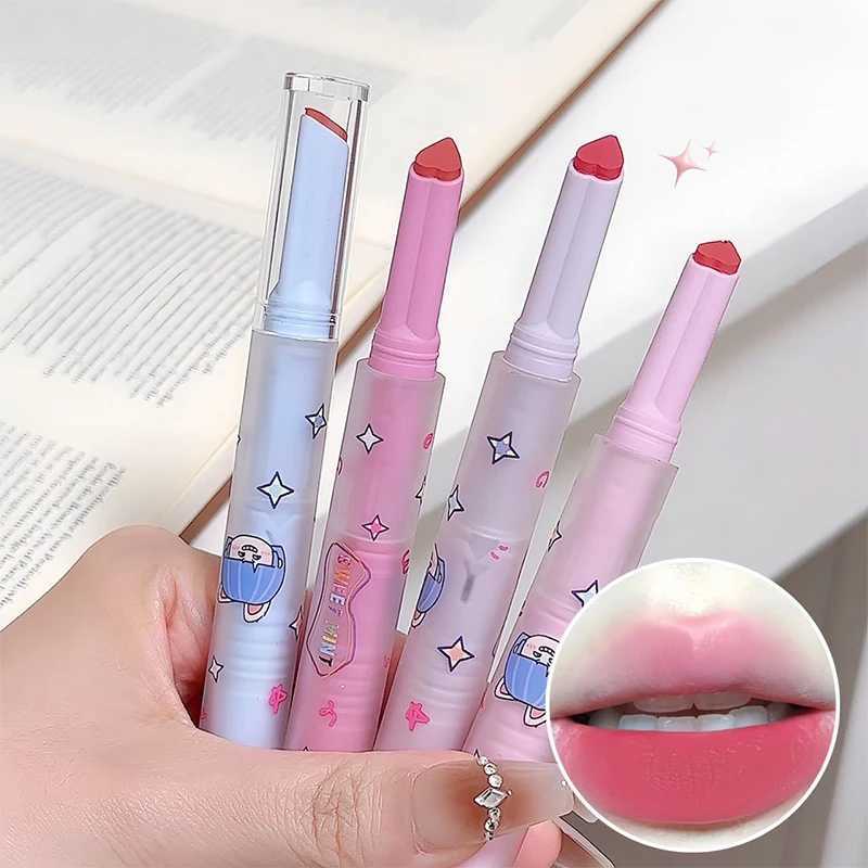 Clear Water Solid Lip Gloss Jelly Pink Lip Tint Mirror Glass Lip Glaze Heart-shaped Moisturizing Lipstick Pencil Lip Stain zxx240715