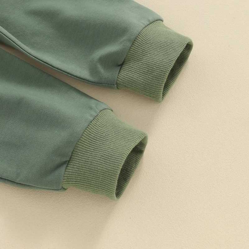 Clothing Sets Toddler Infant Boys Ireland Festival Outfits Letter Embroidery Long Sleeve Sweatshirts and Long Pants 2Pcs Clothes Set