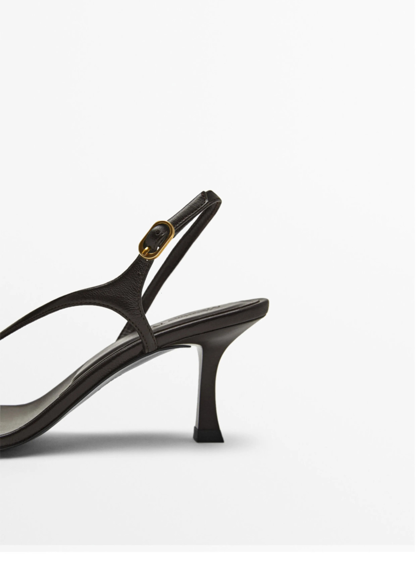 2024 Summer New Black Cross One Strap High Heel Sandals Fine Heel Open Toe Sandals Female Fashion Hundred Simple High Heels 240713