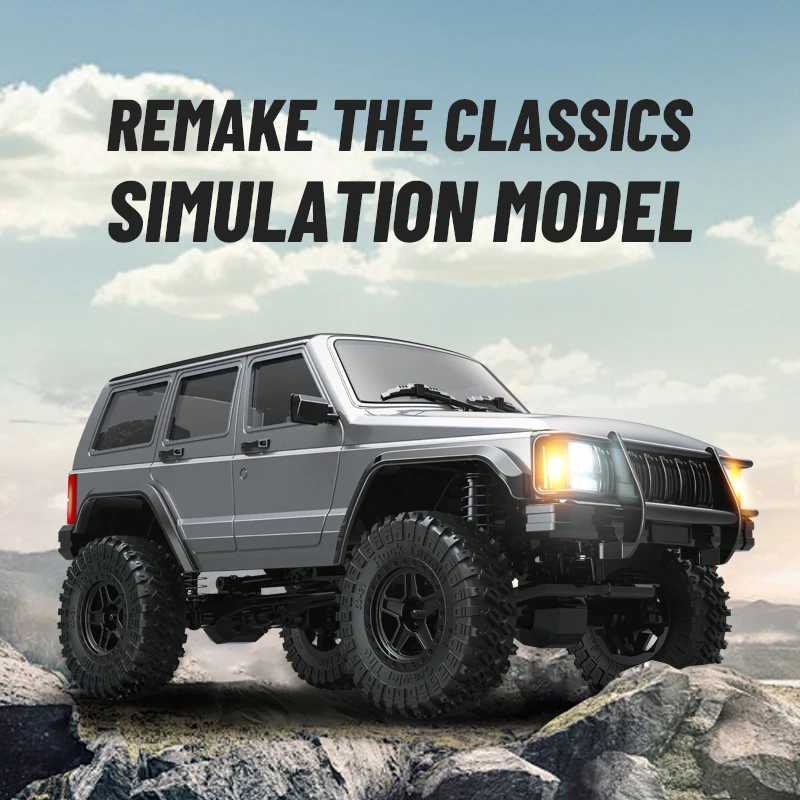 JJRC C8809 1 18 RC Cars 2.4G Remote Control LED Light Full Scale Wrangler Climbing Car Jeep Model Car Boys Children ToysM0715