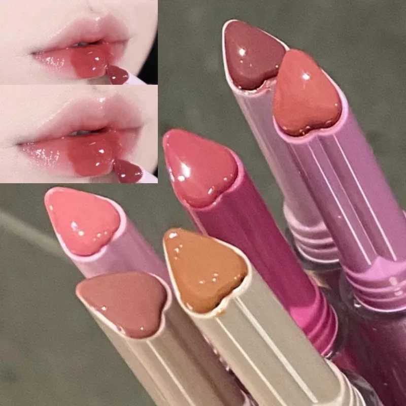 Transparent Lip Glaze Flower Honey Jelly Lipstick Pen Waterproof Non-stick Cup Heart-shaped Lip Gloss Korea Women Lips Makeup zxx240715