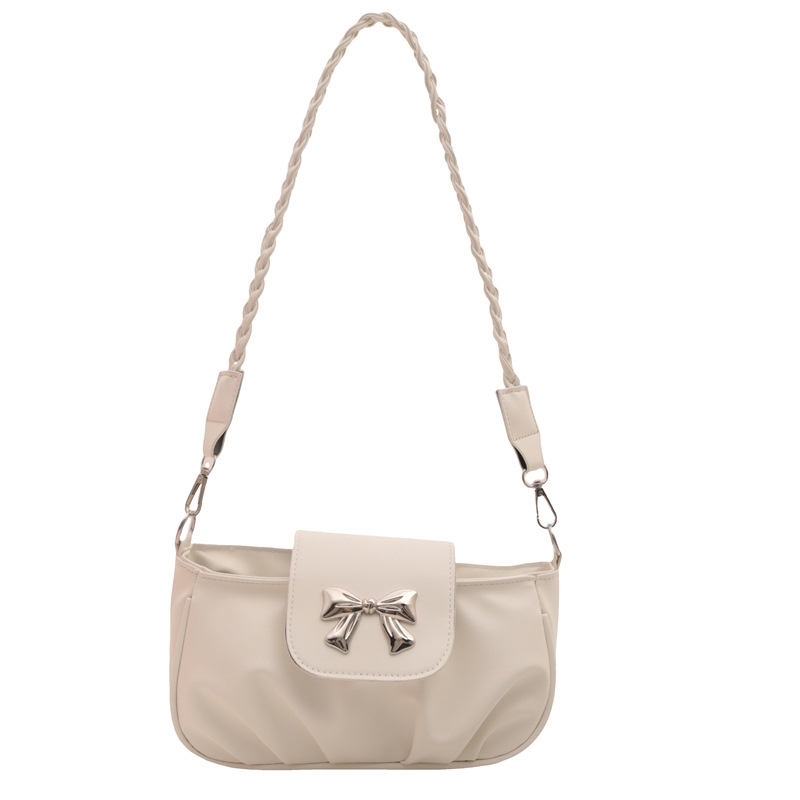 2025 Designer handbag bow 3 Niche 2024 new spring/summer fashion versatile armpit trendy sweet and cool single shoulder bag