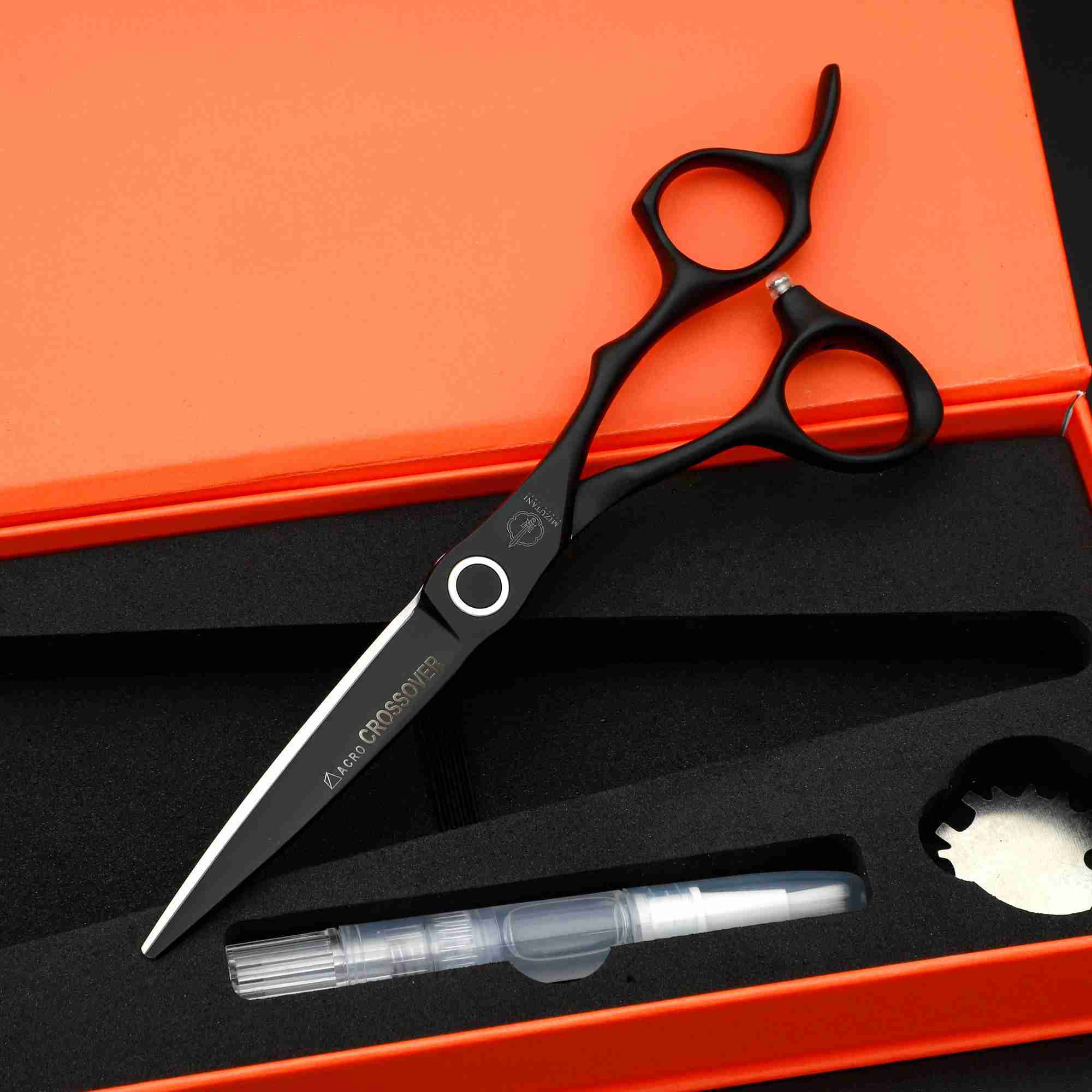 MIZUTANI barber scissors 6.2/6.7 inch VG10 material scissors Sharp and wear-resistant Barber professional hairdressing scissorsCL240715