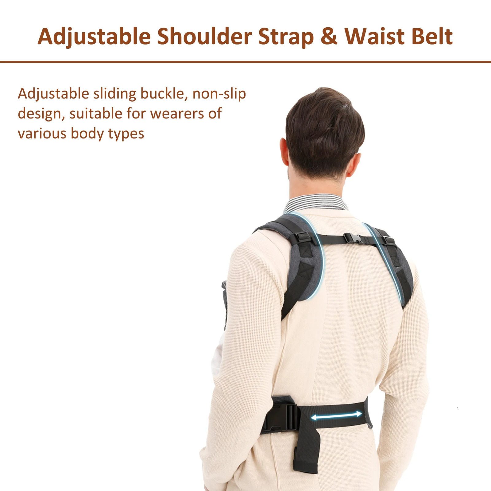 Baby Sling 4in1 Ergonomic Backpack Easily Adjustable born to Toddler 240710
