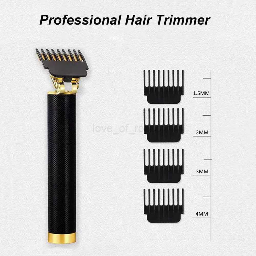 2024 New Vintage T9 Hair Cutting Machine Mens Hot Sale Electric Shaver Rechargeable Hair Trimmer Beard Clipper Barber Hair CutM240715