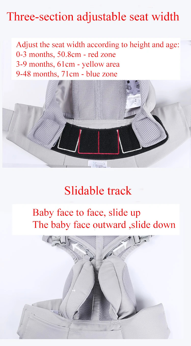 Egobaby Baby Ergonomic Kangaroo Infant Kid Sling Back Front Facing Backpack Wrap Bag 036 Months 240710