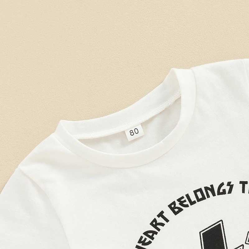 Clothing Sets 2023-12-26 Lioraitiin 0-3Y Toddler Baby Boy Summer Outfits Letters Print Short Sleeve T-Shirt Shorts Infant Newborn Clothes