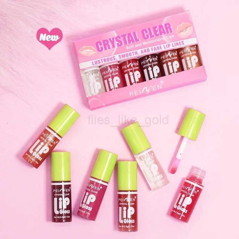 6 colors Moisturizing Lip Gloss Transparent Lip Oil Hydrating Lip Glaze Lip Plumper Hydrating Make Up Liquid Lipstick Cosmetics zxx240715