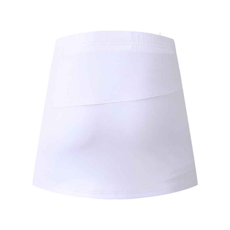 Lighing delivery polyester ammonia health fabric half solid color sports shorts comfortable and breathable A-line anti glare lining skirt