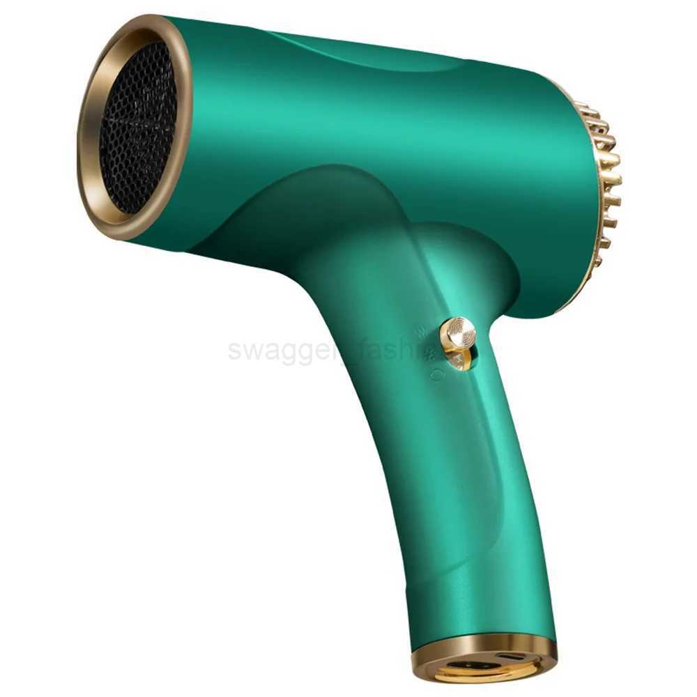 New Wireless Portable Hair Dryer High Power Household Travel Speed Negative Ion Charging Dual Purpose Hair Dryer b240715