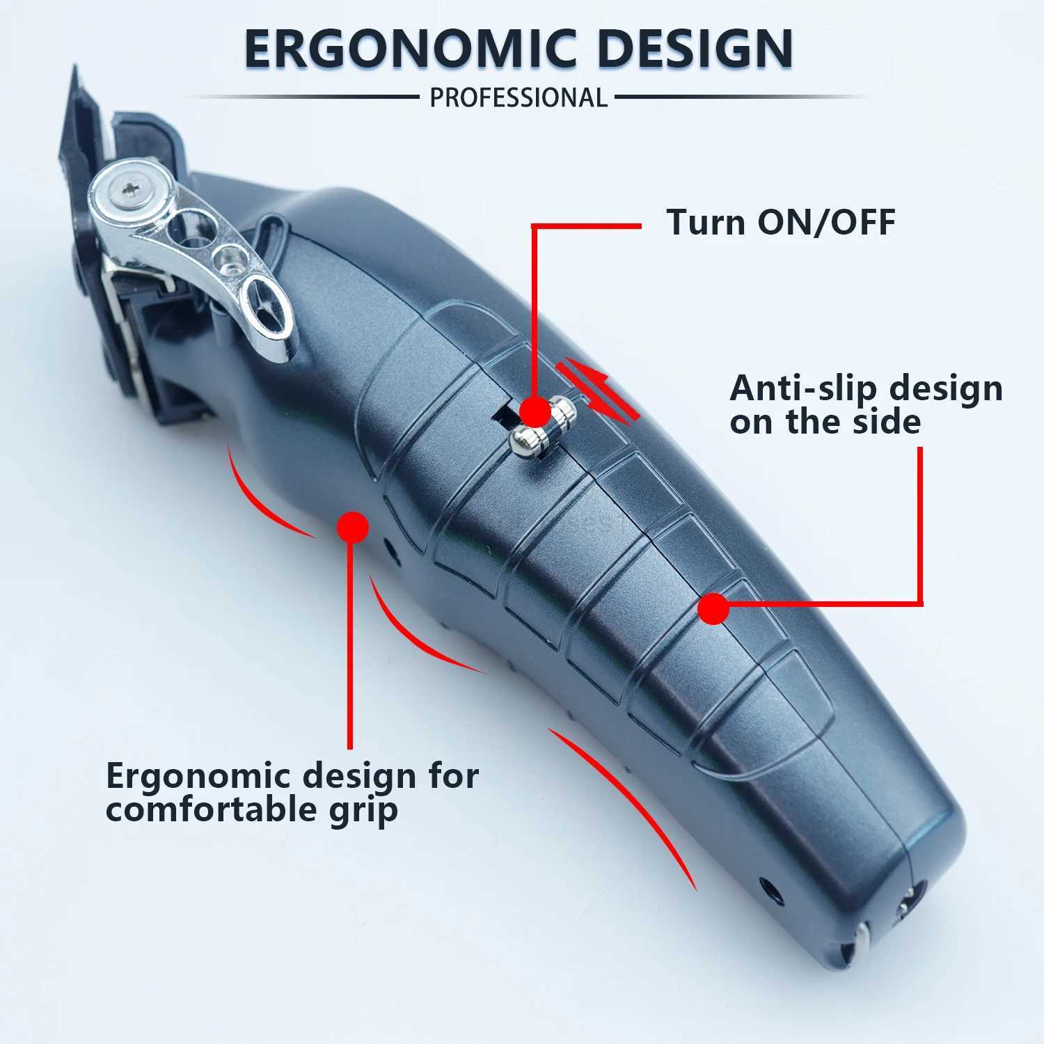 HClippers Professional Electric Hair Clippers with 7500RPM 2500mAh Capacity Battery USB Charging Hair Trimmer for Barber HC233M240715