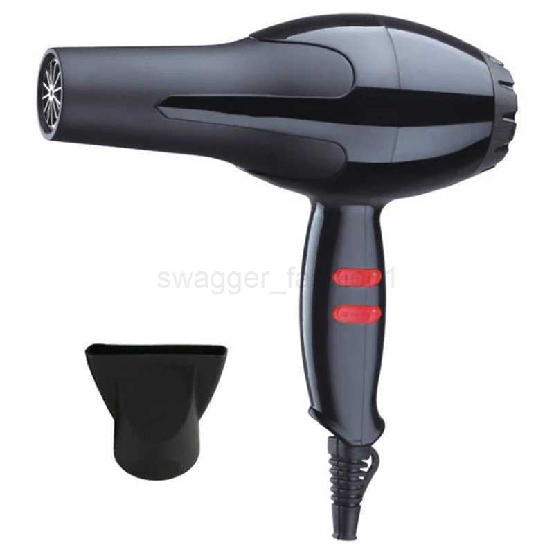 1PC Professional High Power Hair Dryer DC Motor Negative Ion Blow Dryer with 5 Speed Concentrator Attachment for Home BlackB240715