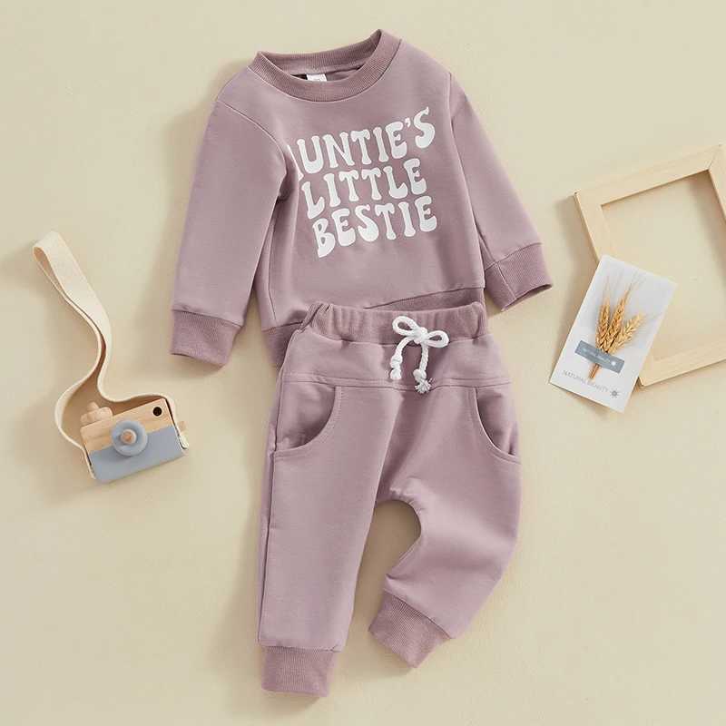 Clothing Sets 2023-12-05 Lioraitiin Toddler Baby Boy Clothes Set Letter Print Long Sleeve Pullover Tops Sweatshirt Pants Fall Winter Outfits