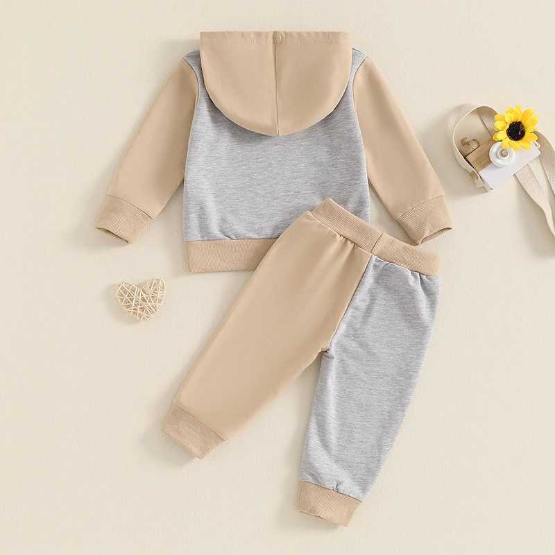 Clothing Sets Autumn Baby Tracksuit For Toddler Boys Outfits Contrast Color Long Sleeve Sweatshirts Tops Long Pants Toddler Clothes Set