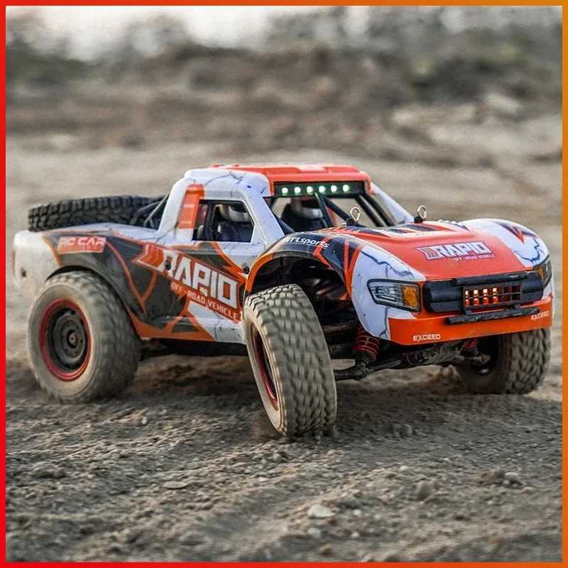 Rc Car Off Road 4x4 50km/h or 70km/h High Speed Brushless Motor Monster Truck 1/16 Desert/Snow Racing Drift Cars Toys for BoysM240715