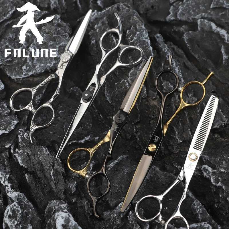 Fnlune 6.0 Professional Hairdressing Scissors Salon Barber Accessories Haircut Machine Thinning Shear HairdresserS ScissorsCL240715