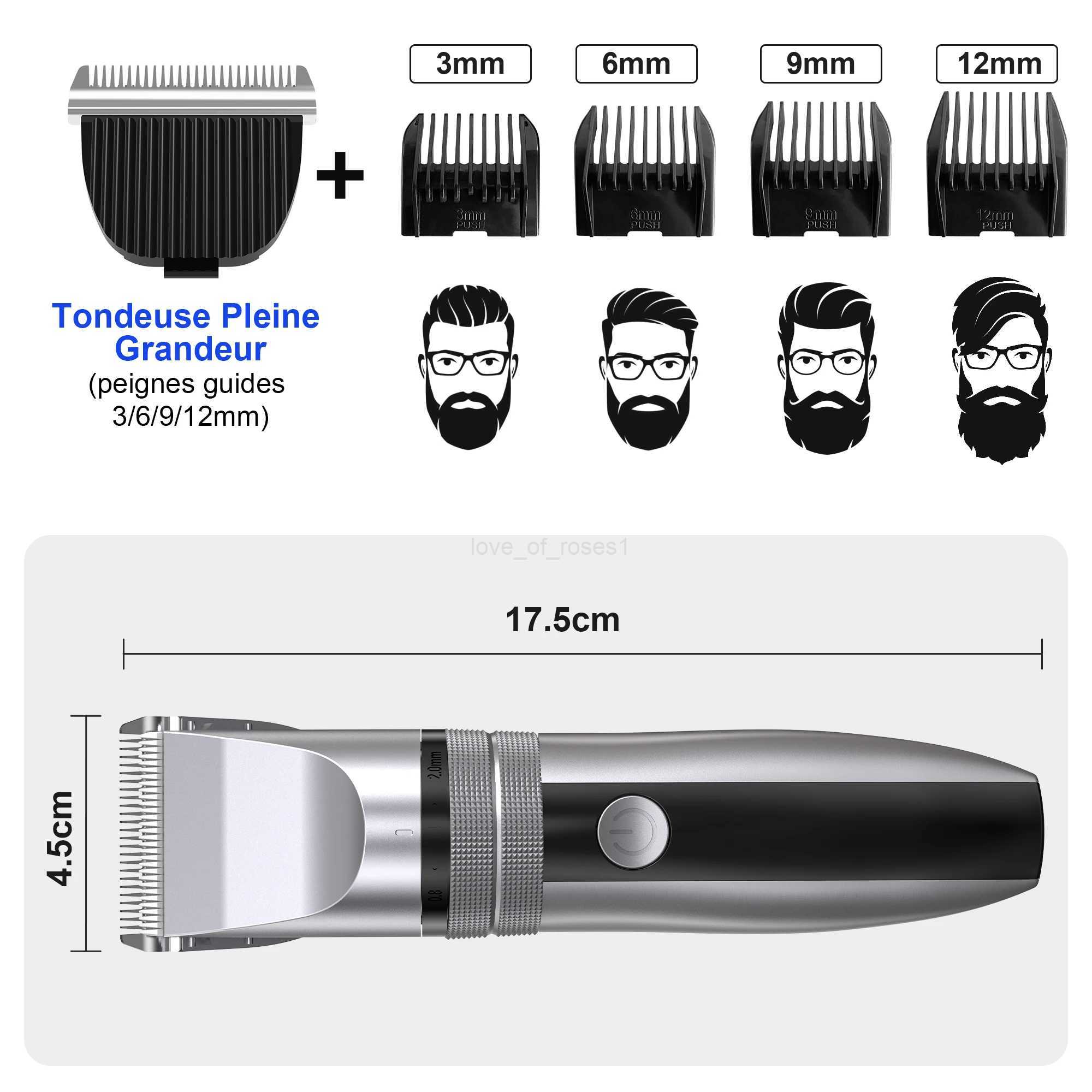Sejoy Mens Hair Clippers Professional Kit Hair Electric Trimmers For Men Adults Cordless Hair Cutting MachineM240715