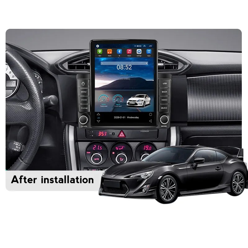 Android Car Video Radio Player for Subaru BRZ/Scion FRS/Toyota-GT86 2012-2016 Tesla Style GPS Navigation Carplay Auto Head Unit