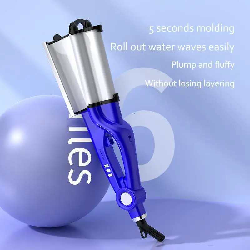 ARRIVAL Professional Hair Curler Egg Curling Wand Wave Wand Water Ripple Curling Iron Rolls Styling Tools Hair Volume Style 240712