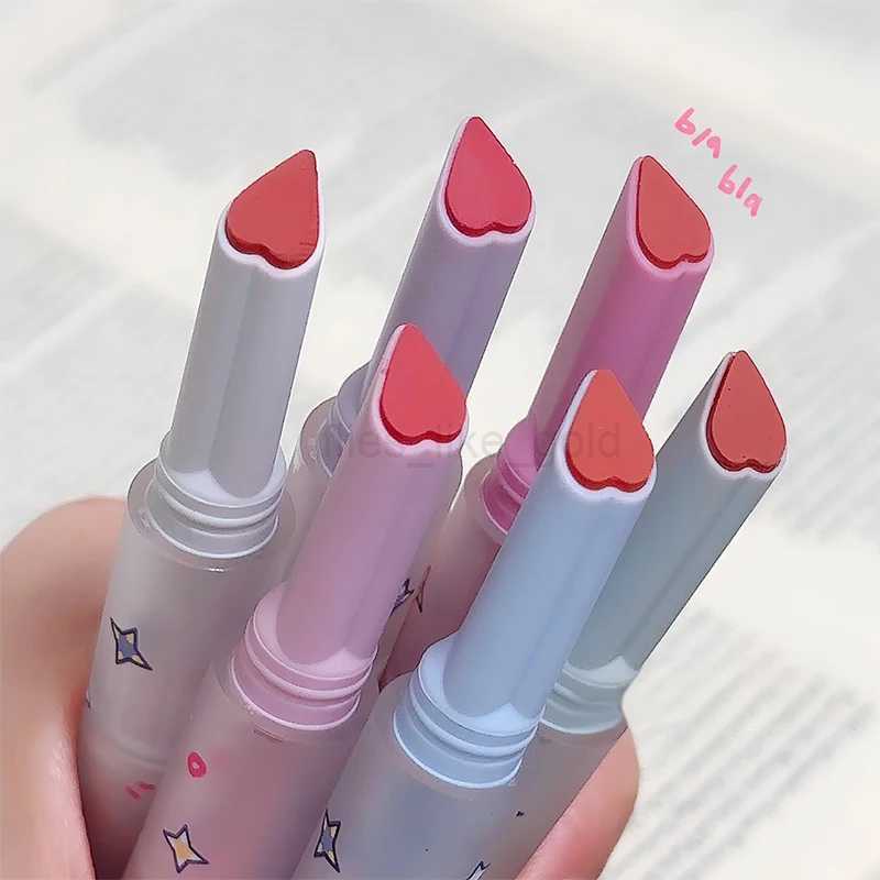 Clear Water Solid Lip Gloss Jelly Pink Lip Tint Mirror Glass Lip Glaze Heart-shaped Moisturizing Lipstick Pencil Lip Stain zxx240715