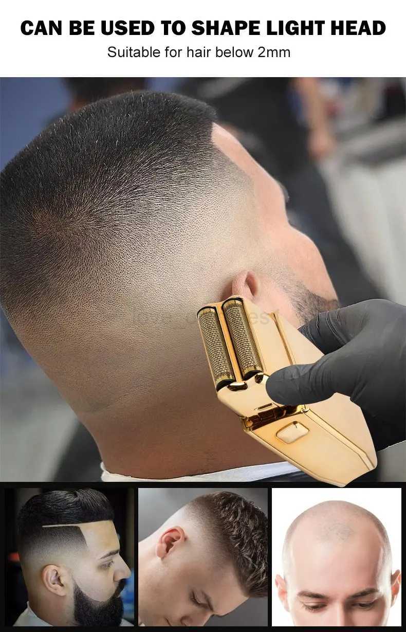 CestoMen Professional Hair Cutting Machine Electric Clipper Finishing Trimmer Electric Hair Shaver Mower Barbershop Haircut ToolM240715