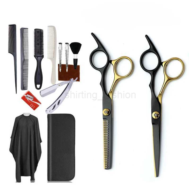 Hairdressing Scissor Professional Hairdressing Scissors Thinning Hairdressing Scissors Set Barbering Scissors SteelCL240715