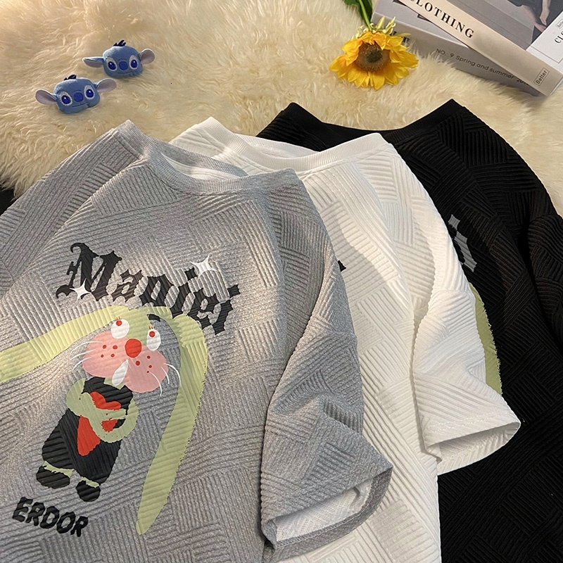 Summer Tshirts Designer Women T Shirt Top Fashion Printing Short Sleeved Round Neck Slim Fitting Top Cool Comfort T-shirt Designer Clothes Womens Tshi