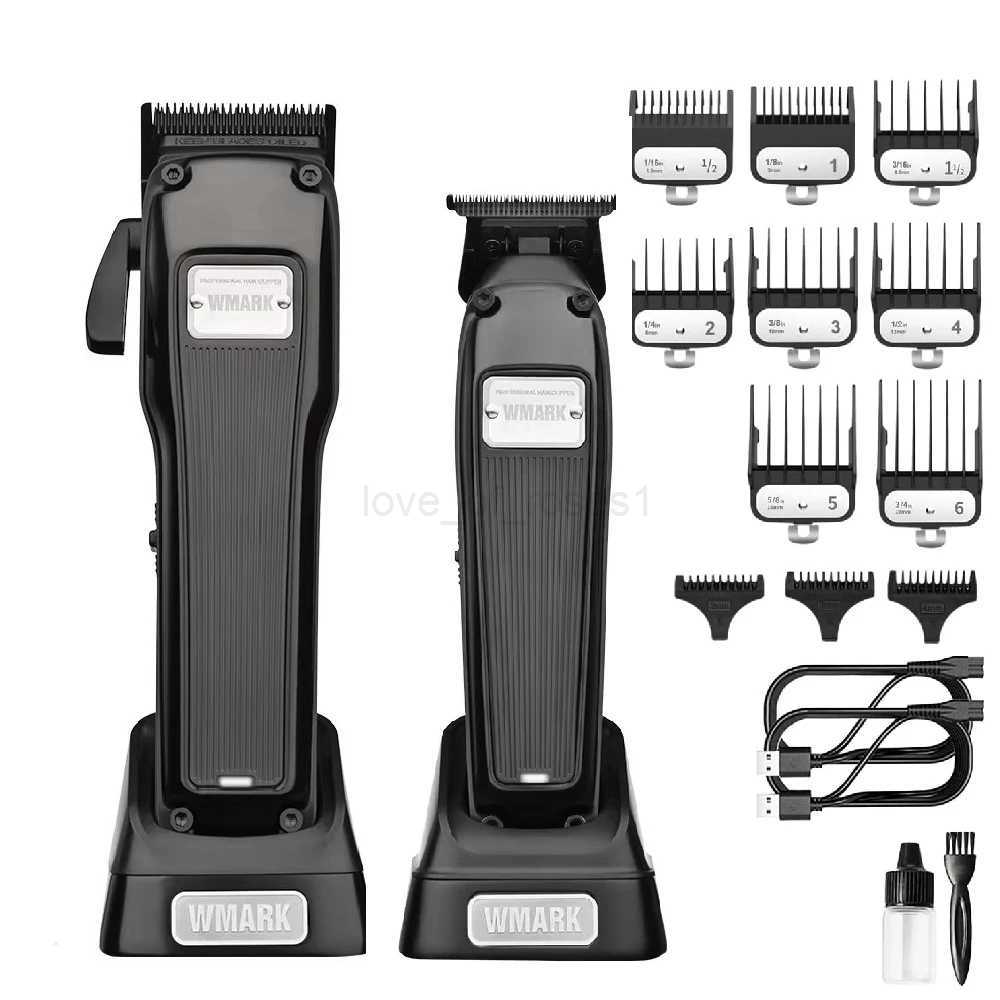 Professional Hair Clippers for Men-DLC Coated with Power Compensator Motor-Cordless Hair Trimmer Set for BarbersM240715