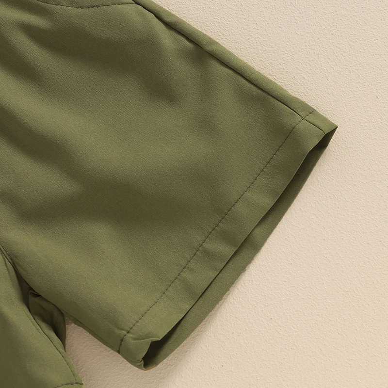 Clothing Sets 2Pcs Baby Boy Summer Clothes Short Sleeve Tree/Animal Print Bowtie Shirt + Shorts Set Toddler Outfits Children Clothing