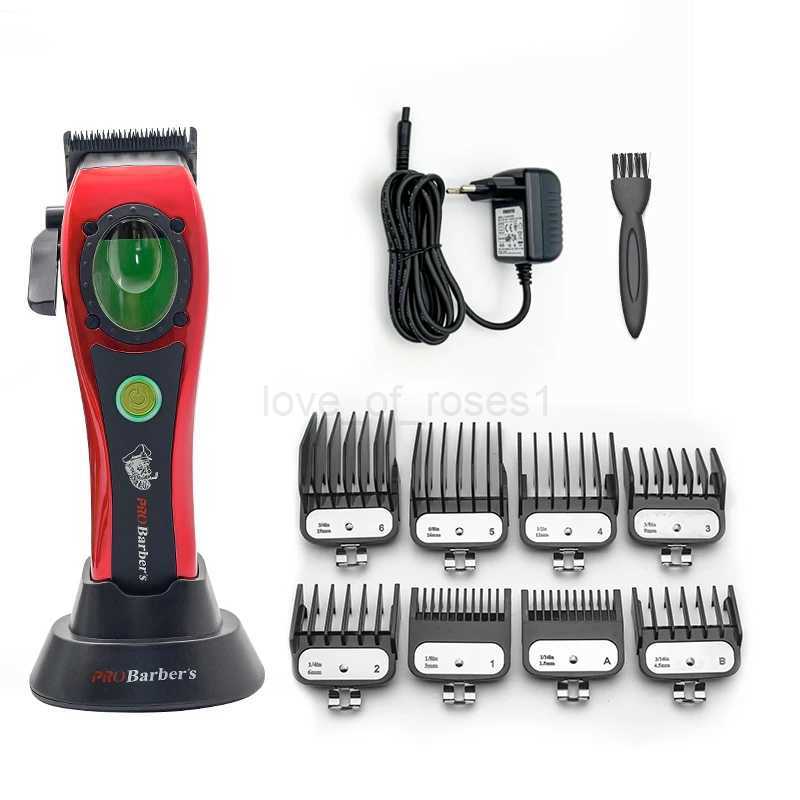 New High-Quality Professional Barber Trimmer with Charging base Cordless and Powful Motor Hair Clippers For Men M250403