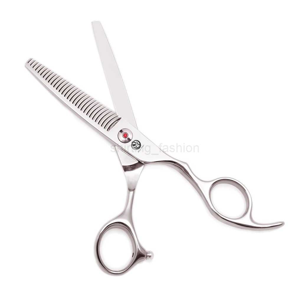Professional Hair Scissors Japan 440C Purple Dragon 6 Hair Cutting Scissors Barber Thinning Scissors Haircut Set Razor Z2003CL240715