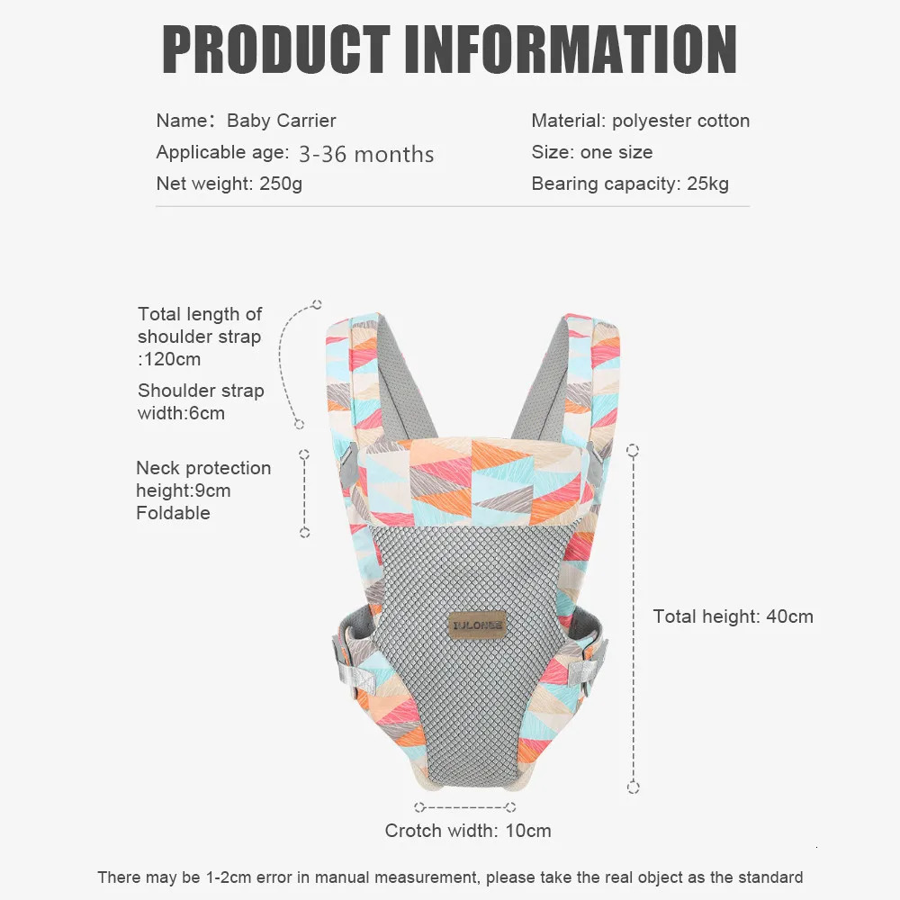 Baby Bag Portable Ergonomic Backpack born To Toddler Front and Back Holder Kangaroo Wrap Sling Accessories 240710