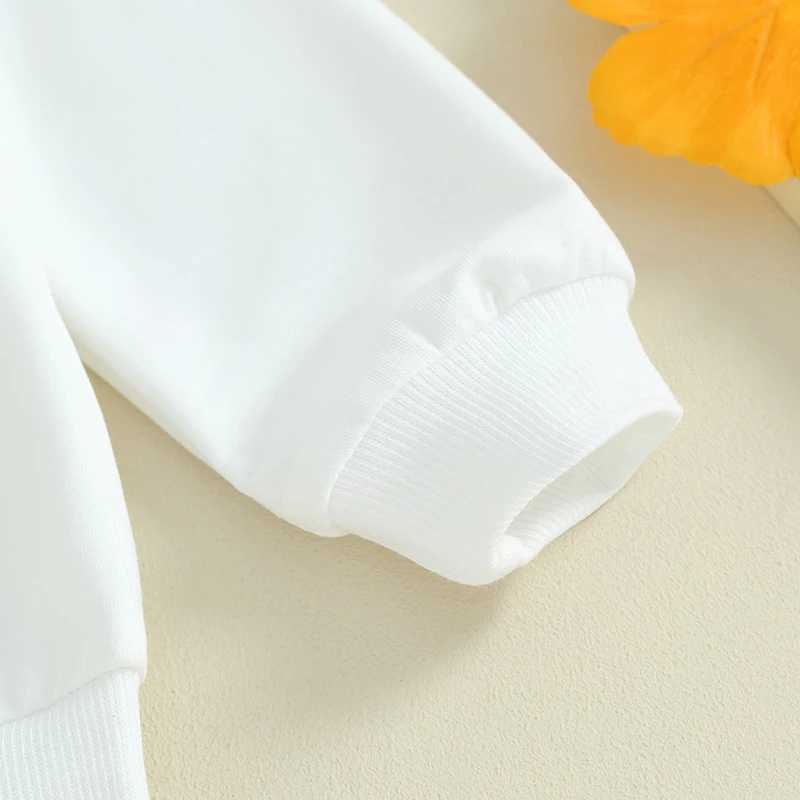 Clothing Sets 2023-09-07 Lioraitiin 0-3Y Toddler Boys Birthday Outfits Letter Print Long Sleeve Sweatshirts Solid Color Long Pants Clothes Set