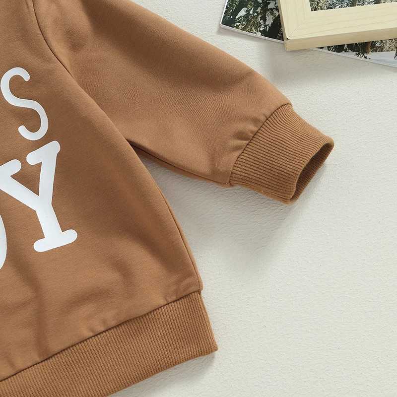 Clothing Sets Toddler Infant Boys Fall Tracksuit Outfits Letter Print Long Sleeve Sweatshirts and Long Pants 2Pcs Autumn Clothes Set