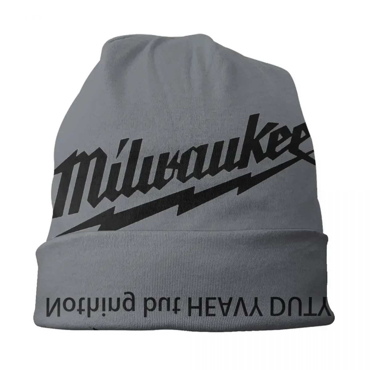 Beanie/Skull Caps Milwaukees Bonnet Womens Street Knitted Hat Womens Warm Winter Heavy Beanies Cs J240711