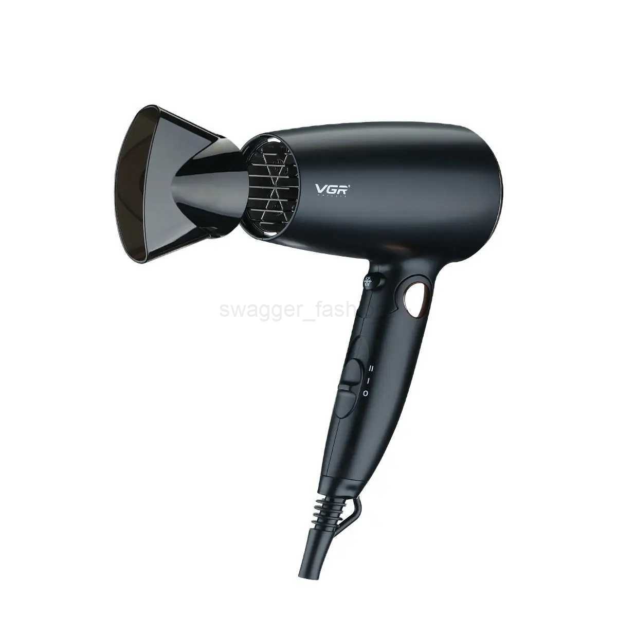 VGR Powerful Motor DC Mini Low Noise Professional Fast Dry Electric Travel Hair Blow Dryer with Foldable HandleB240715