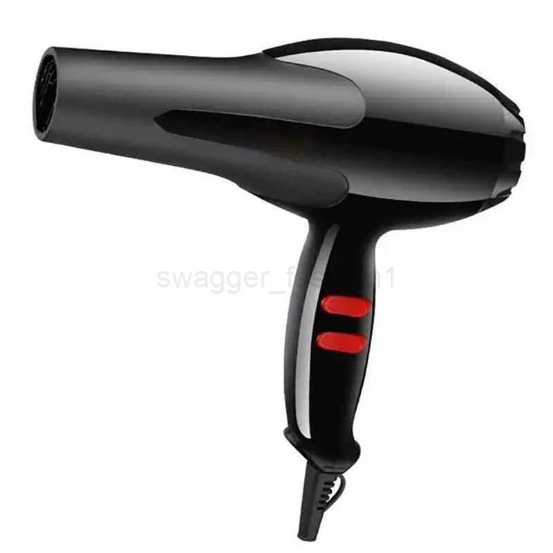 1PC Professional High Power Hair Dryer DC Motor Negative Ion Blow Dryer with 5 Speed Concentrator Attachment for Home BlackB240715