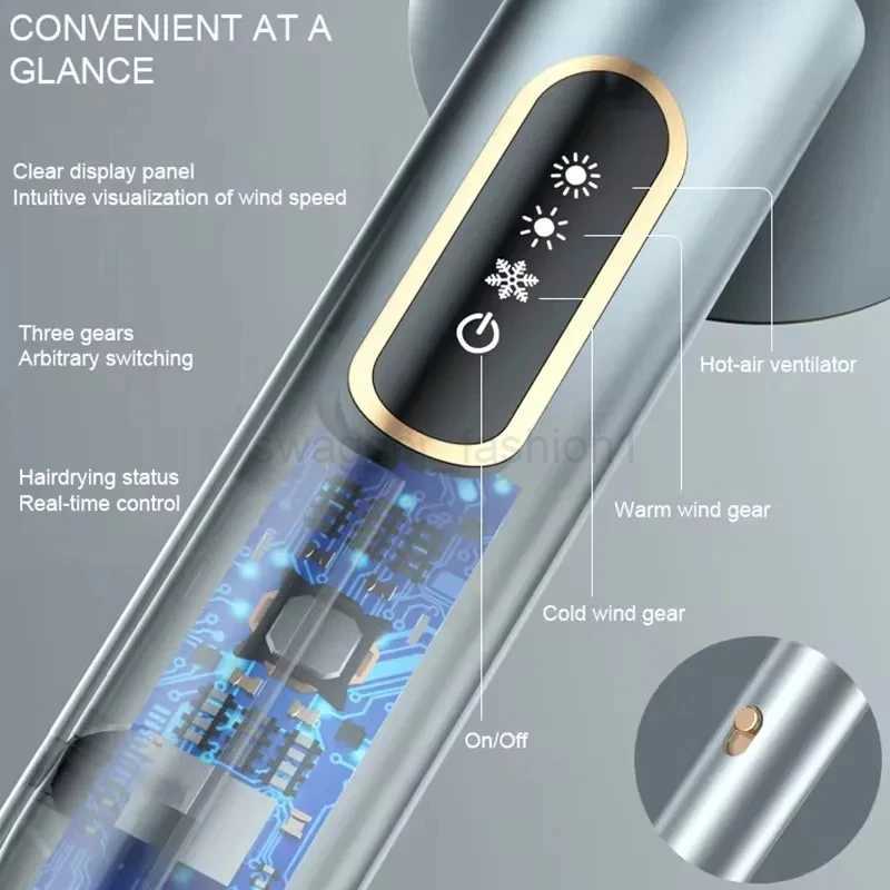 2000W High-speed Thermostatic Hair Dryer Professional Negative Ion Home Hair Dryer Low Noise Adjustable Salon Hair Dryer k20240715