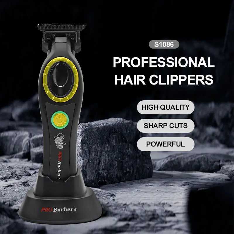 Professional Hair Clippers for Men Cord/Cordless Hair Cutting Kits Beard Trimmer T Barber Clippers with USB RechargeableM240715