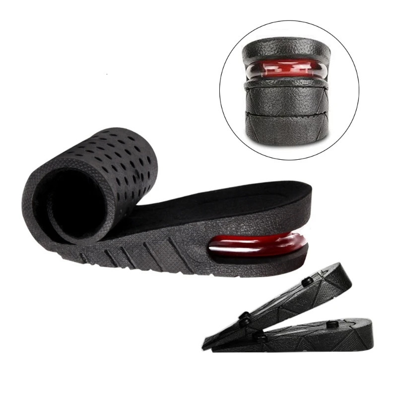 Height Increase Shoe Insoeles MultiLayer Invisible Boosting Lifts Soles Shock Absorption Cushion Pads for Men Women 240711